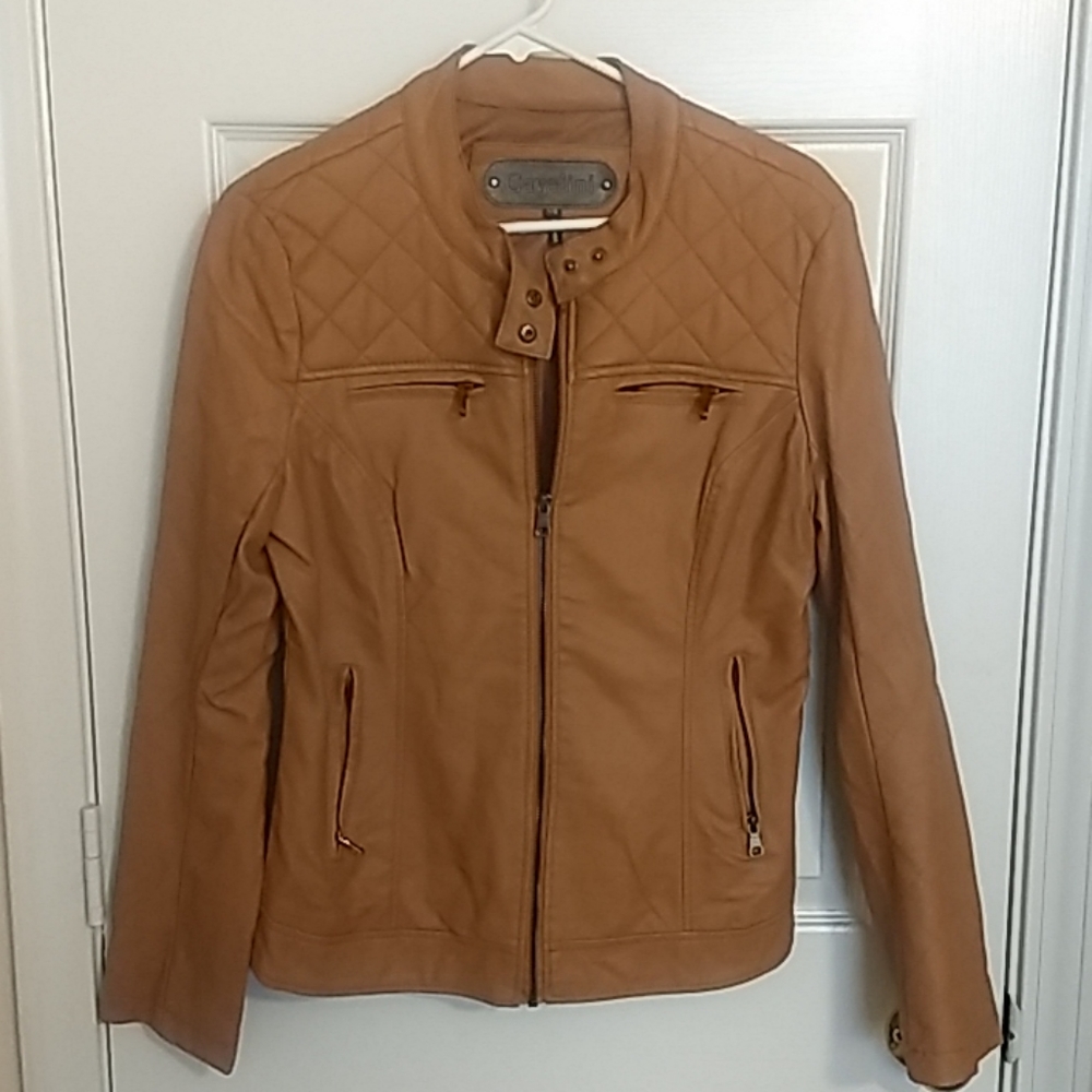 Faux leather jacket